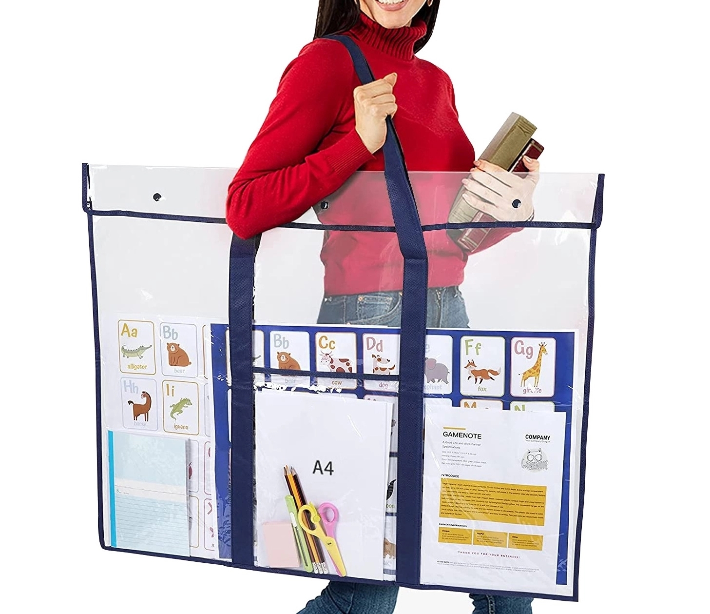 Large Poster Storage Bag For Classroom Organization 2
