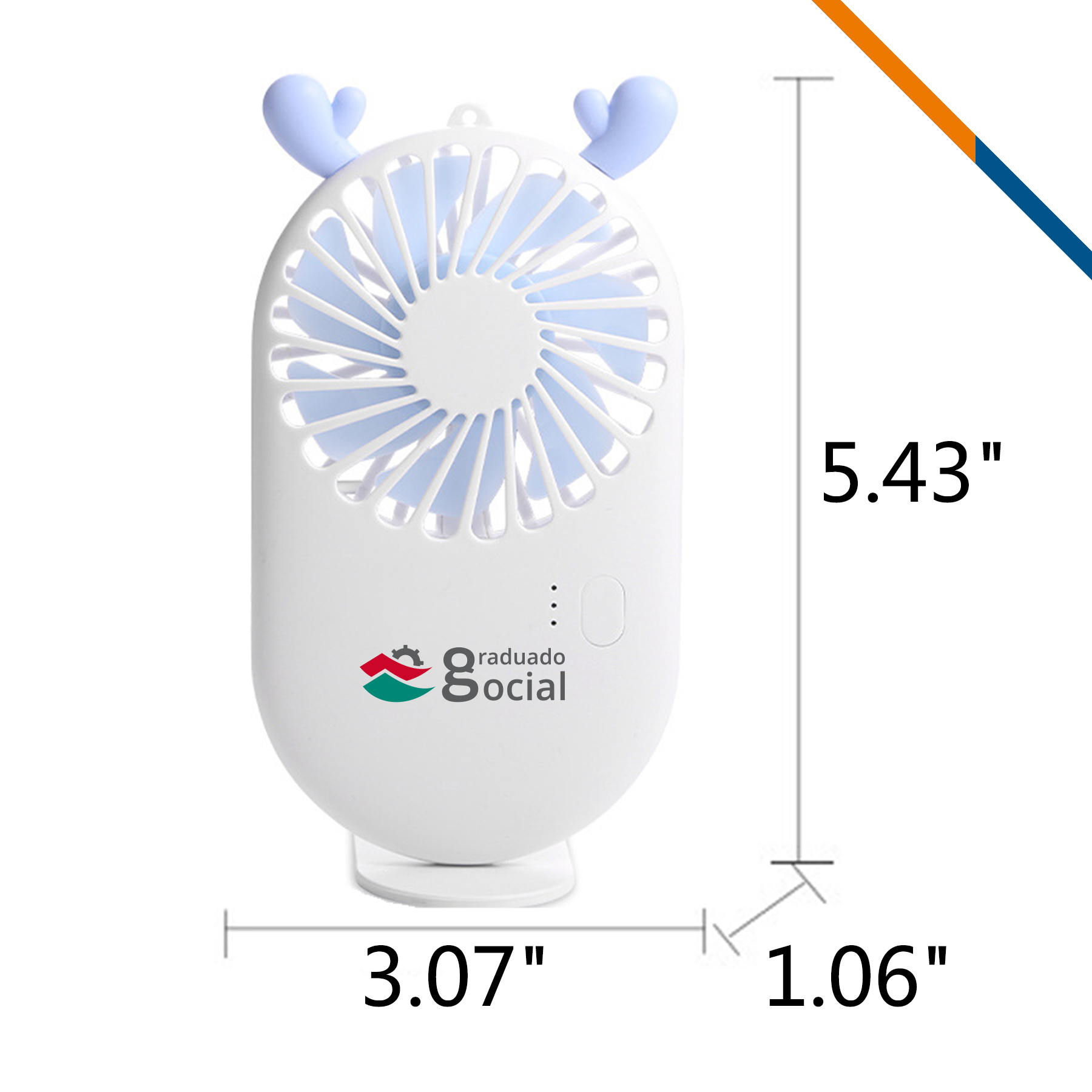 AirGust Portable Turbo Handheld Fan 4