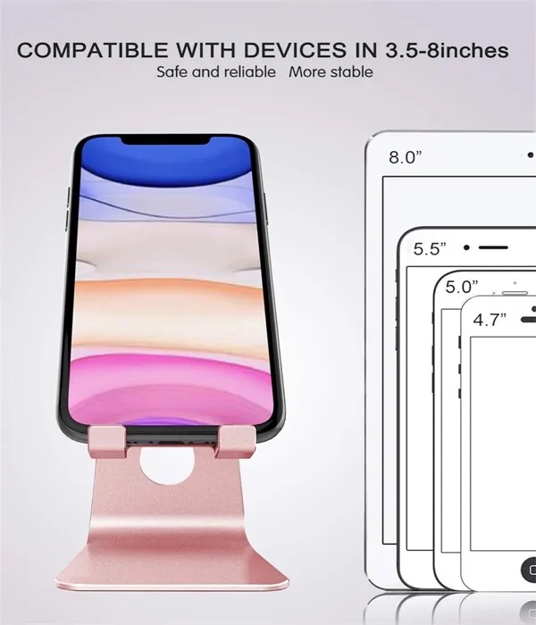 Adjustable aluminum alloy mobile phone holdr 4