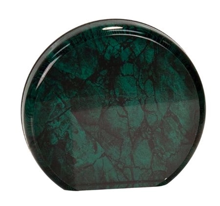 5" Green Marble Aurora Acrylic Award 1