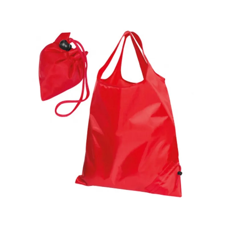 190T Polyester Reusable Grocery Bags with Storage Pouch 3