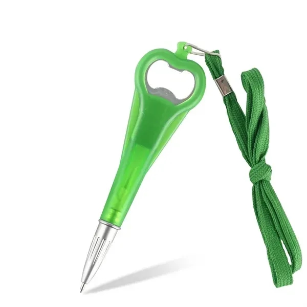 Lanyard Bottle Opener Pen - Multi-functional Keychain Tool 4