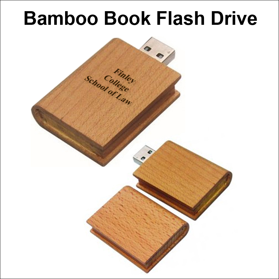 Bamboo Book Flash Drive / USB - 32 GB