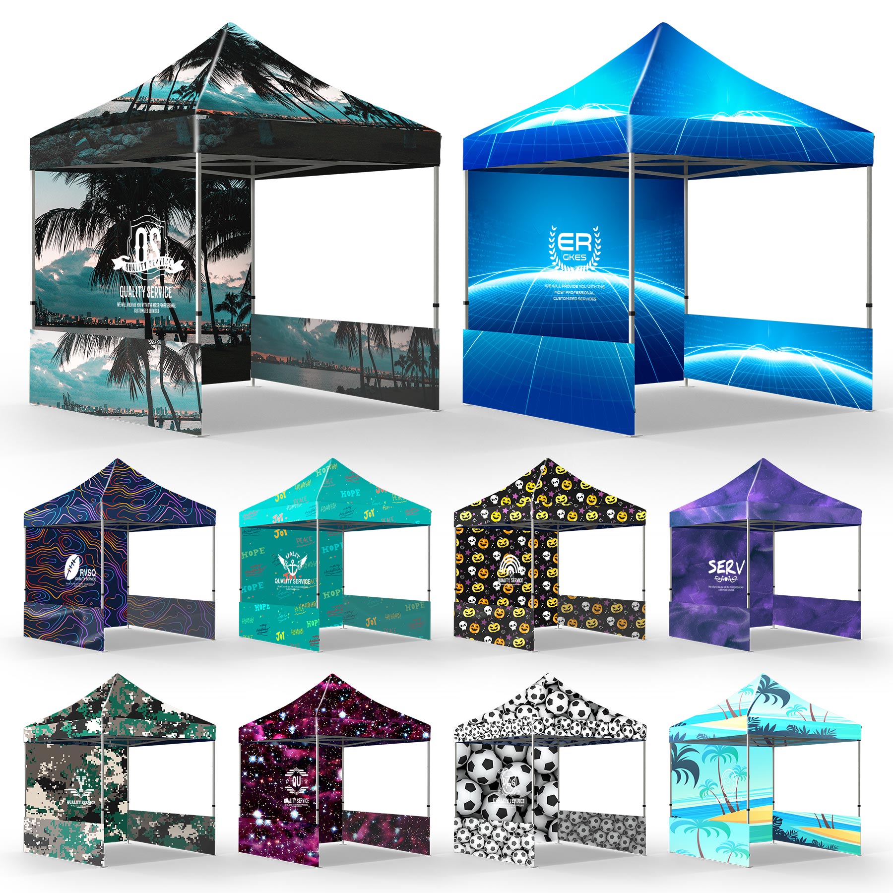 Full Color Canopy Tent 3