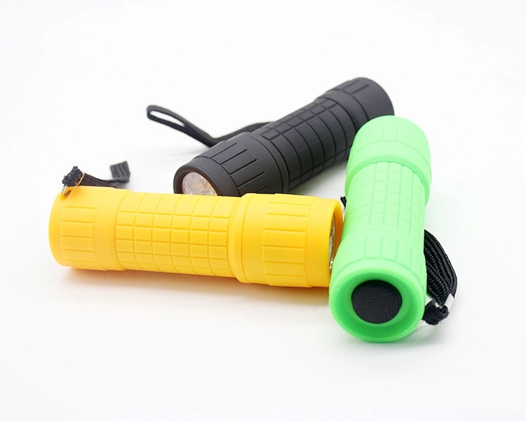 9 LED plastic bicycle torch and silicon belt 11