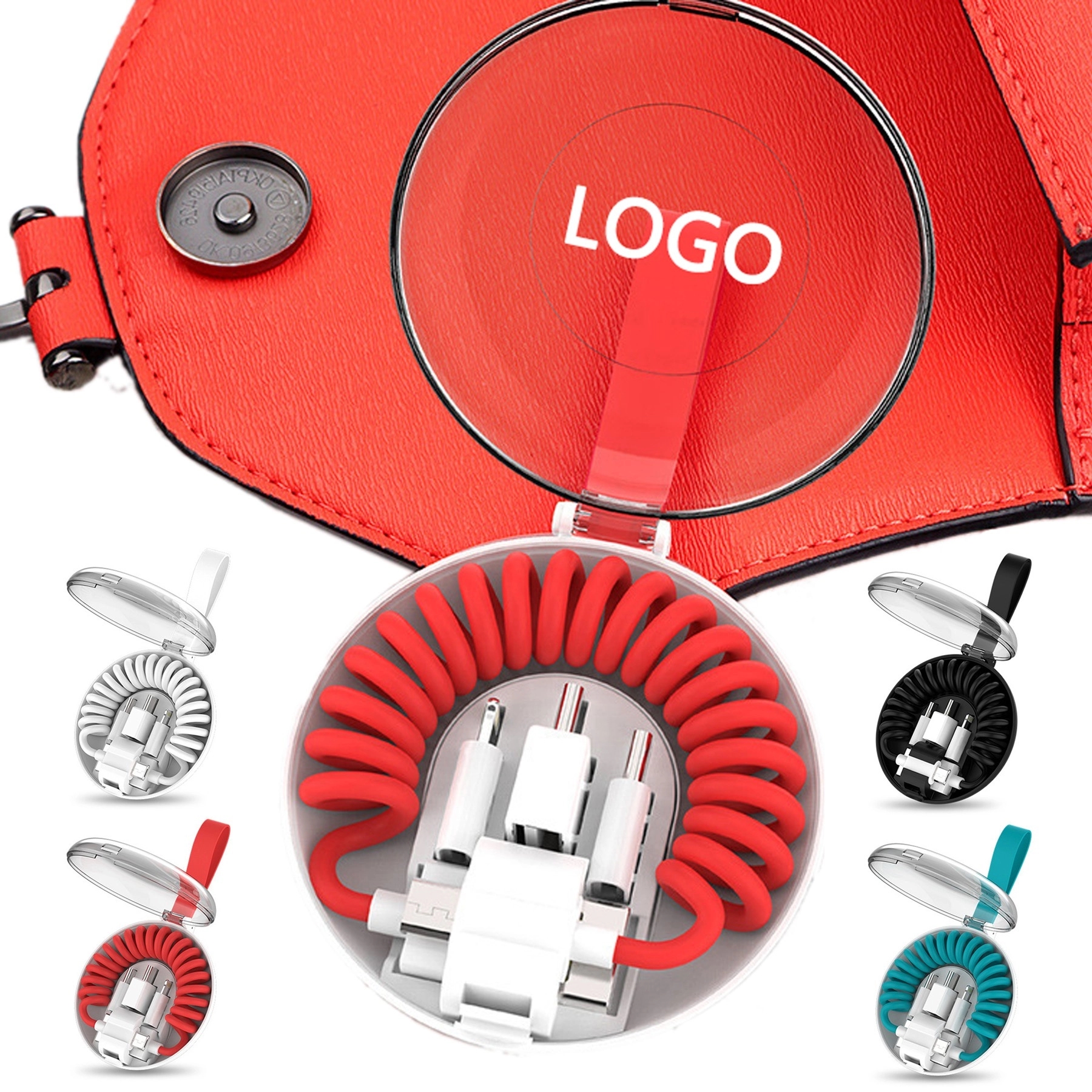 Round Spring Charger Cable 4