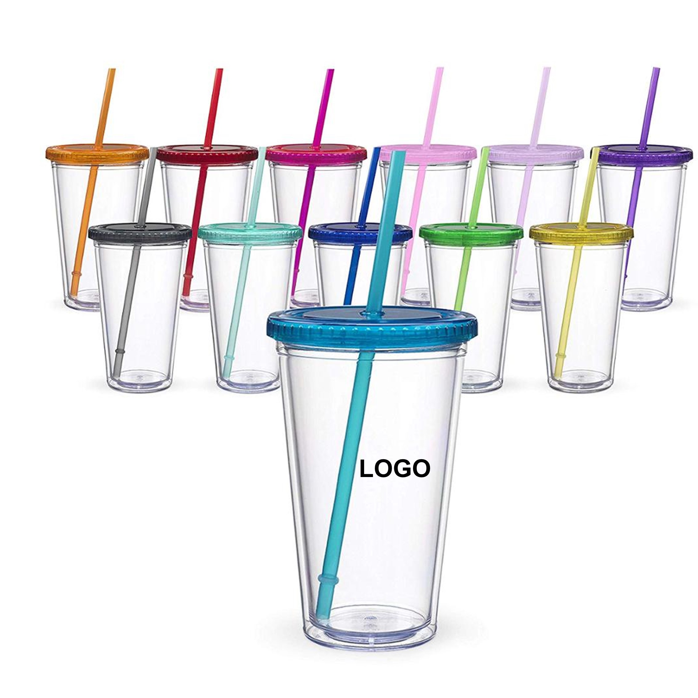 16 Oz. Reusable Acrylic Clear Tumbler 3