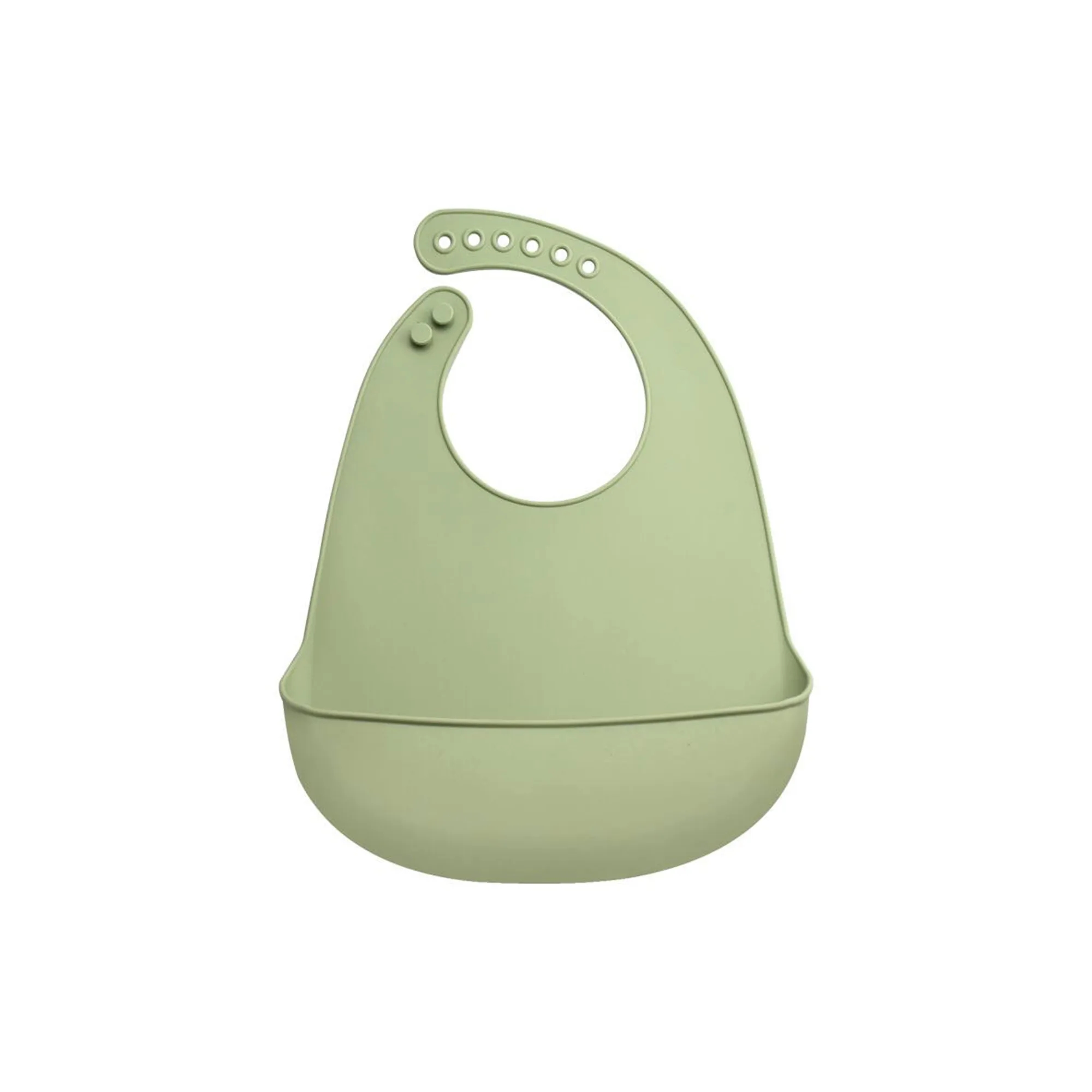 6 Buckle Silicone Baby Bib 8