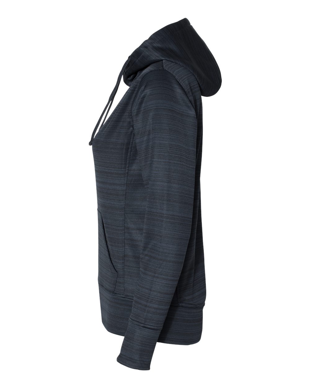 Women's Odyssey Striped Performance Fleece Lapover Hooded Sweatshirt - 8662 16