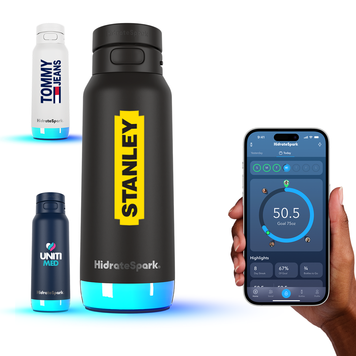 HidrateSpark® 32 oz. PRO 2 Bottle with Chug Lid 15