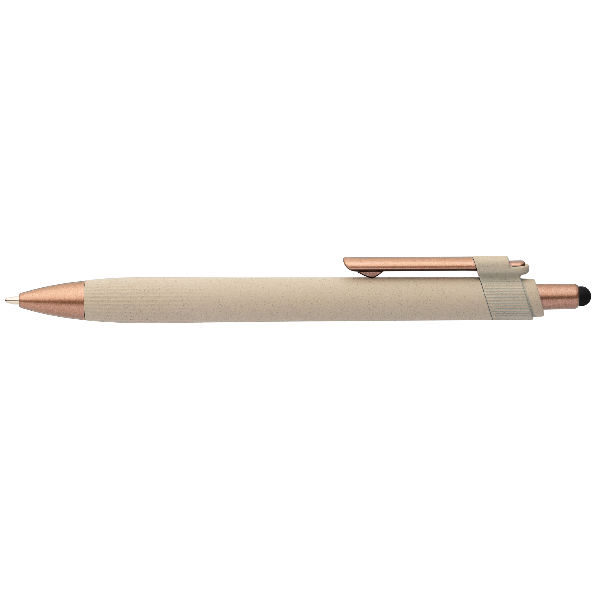 York Recycled Plastic Bronze Trim Stylus Ballpoint Pen 24