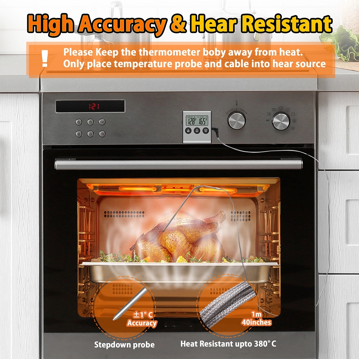 Kitchen Lcd Digital Food Thermometer 4