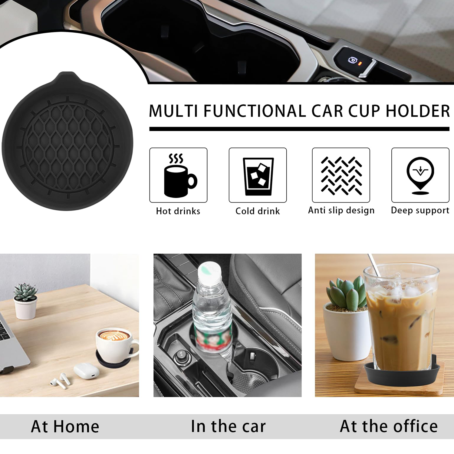 Set of 4 Car Cup Mat 5
