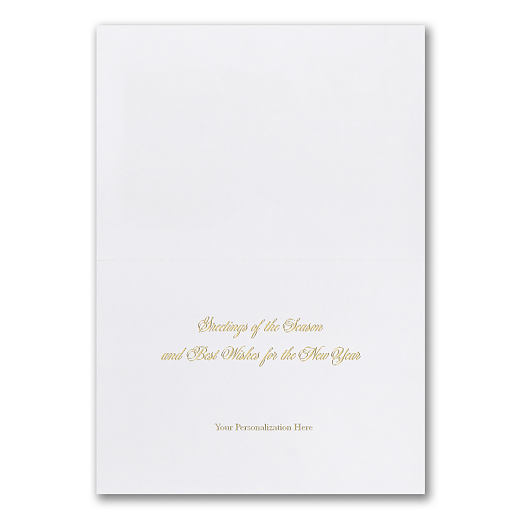 Stylish Holiday Front Imprint Card 1