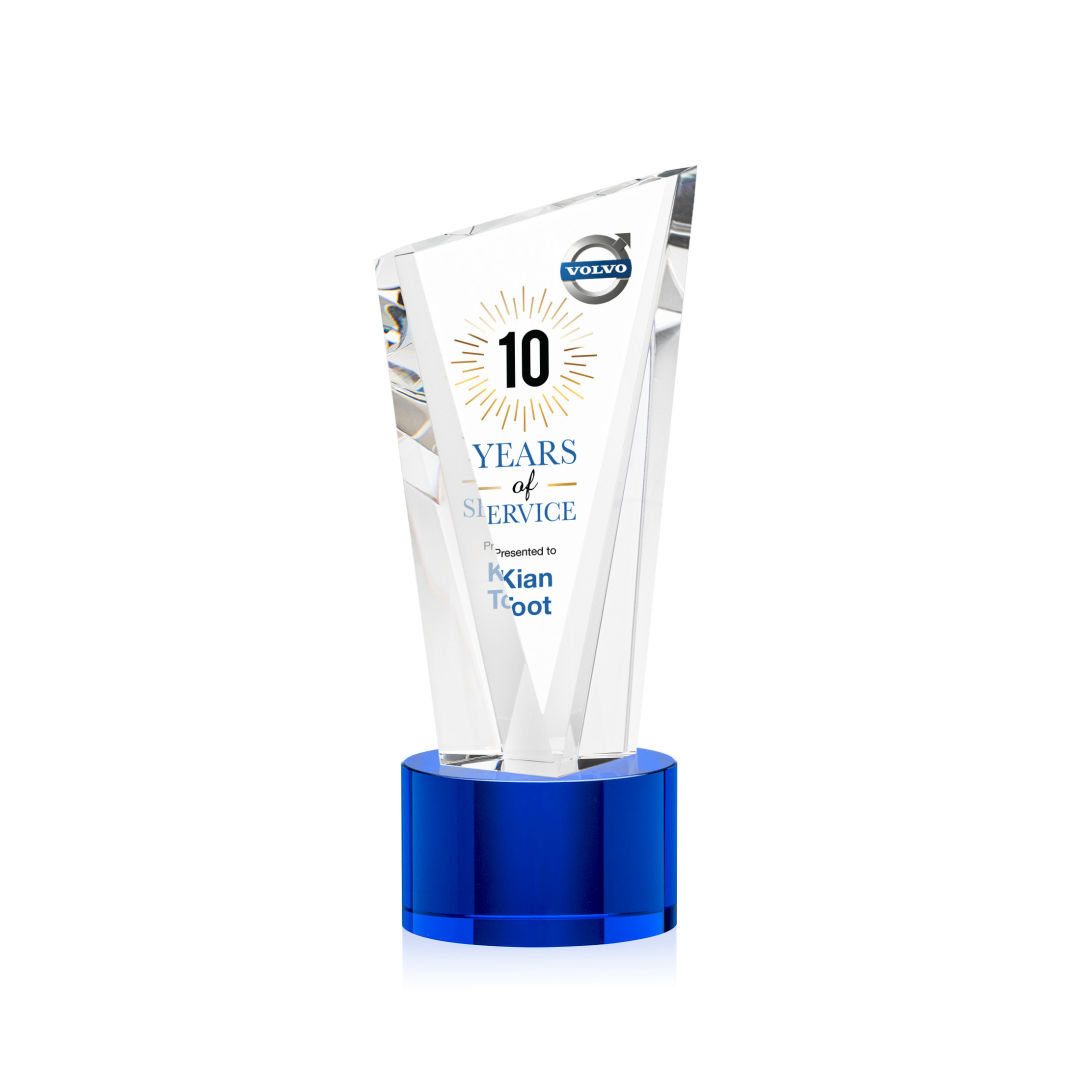 Plymouth VividPrint™ Award on Marvel Base - Blue 6
