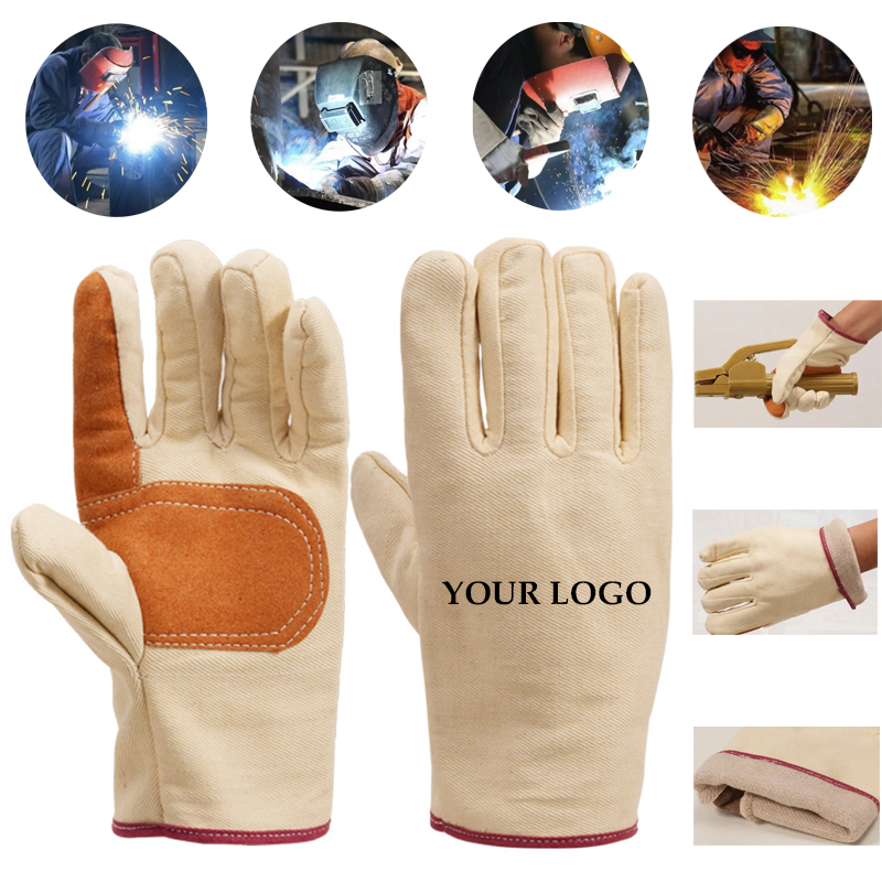 Men's Leather Work Gloves 6