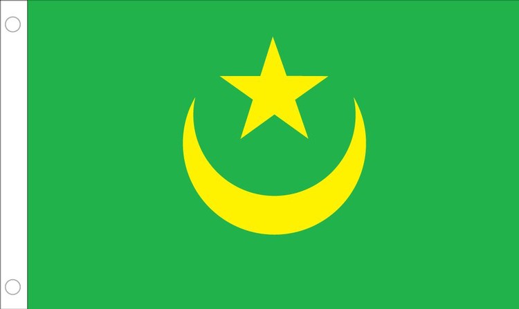Mauritania Flag - 3' x 5' - Nylon 2