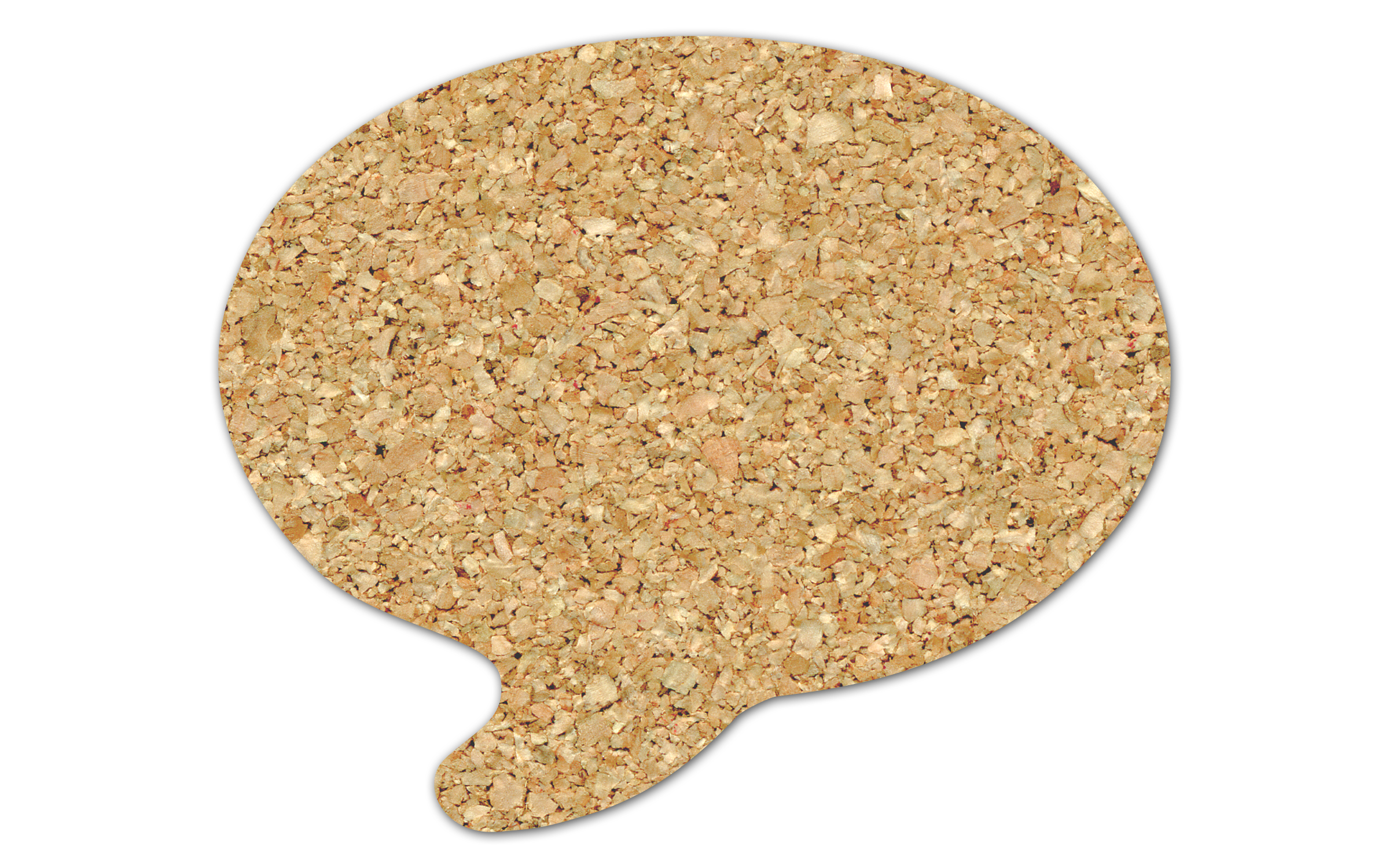 Talk Bubble Cork Coaster 2