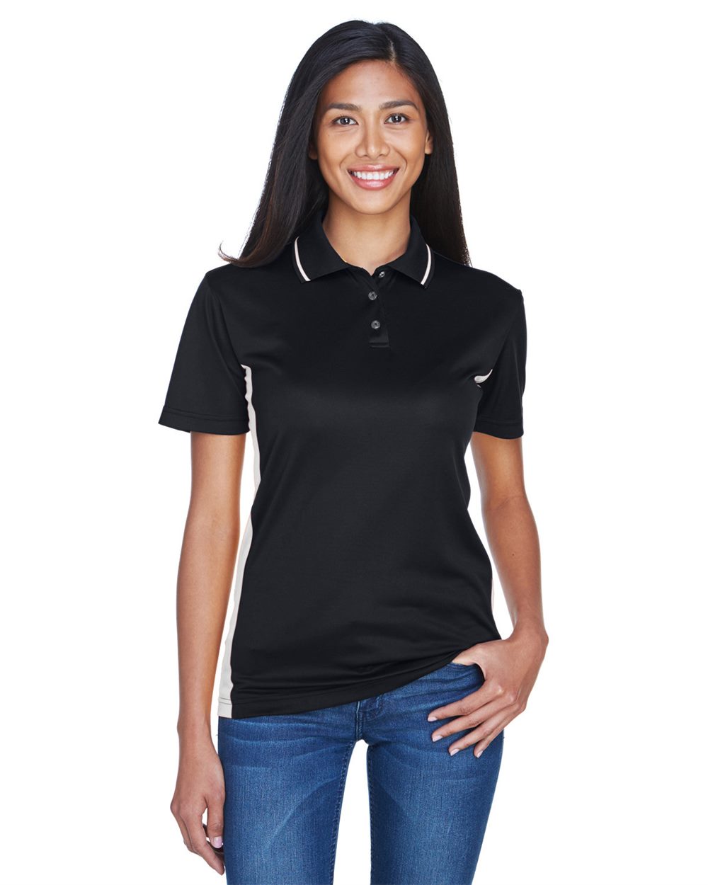 Women's Cool & Dry Sport Two-Tone Polo - 8406L 30