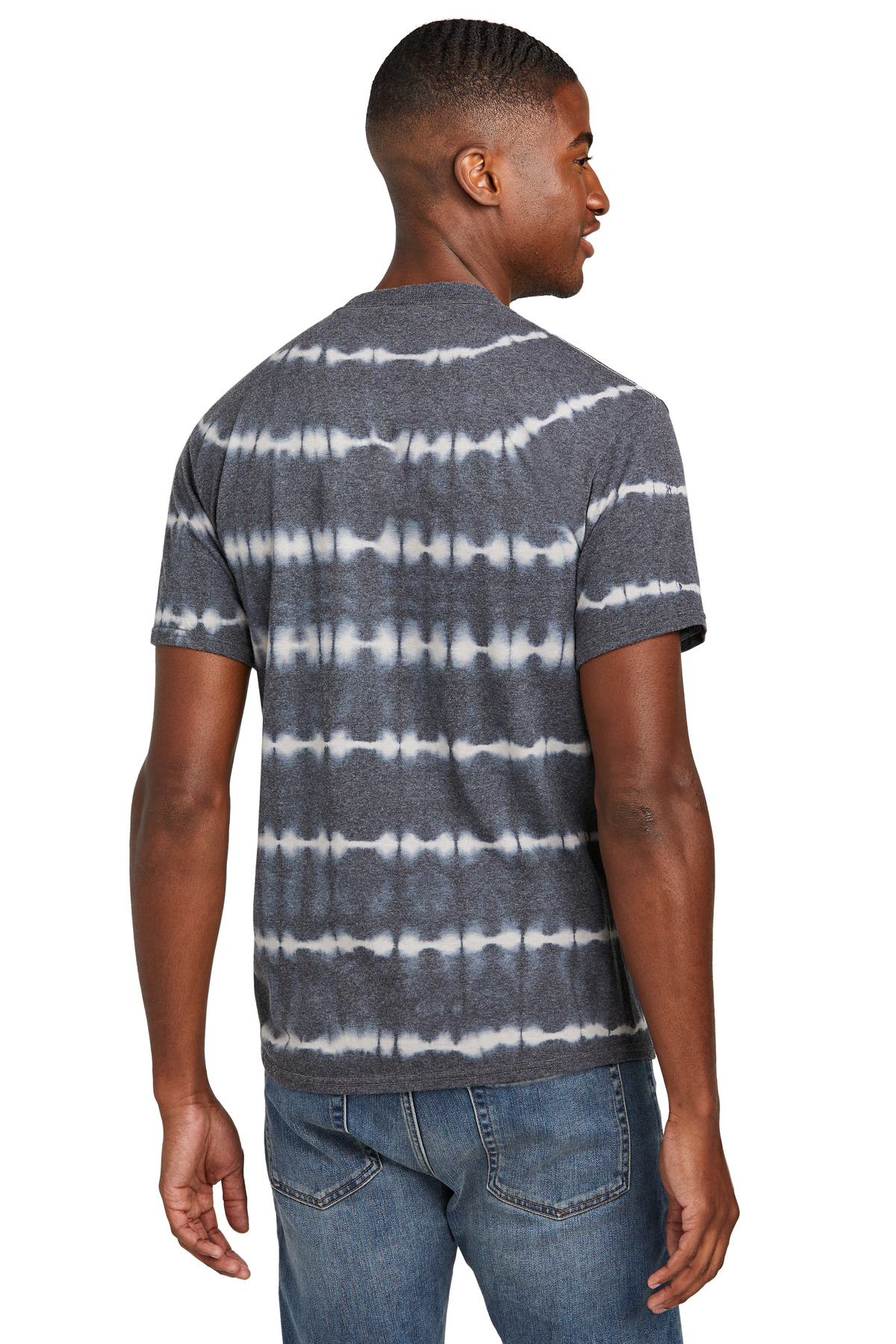Port & Co Allover Stripe Tie-Dye Tee PC142 24