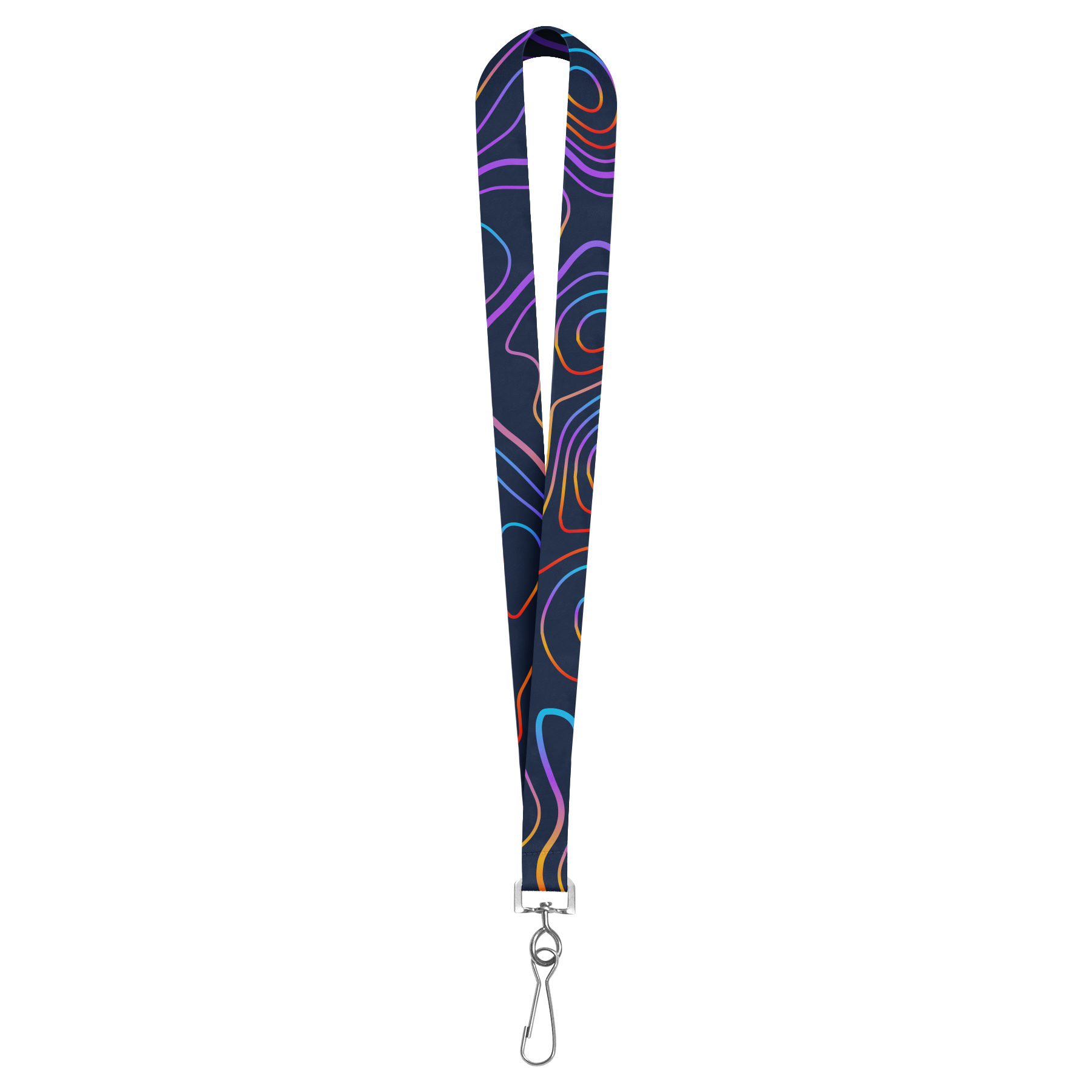 3/4'' Full Color Sublimated Lanyard With Metal J Hook 17