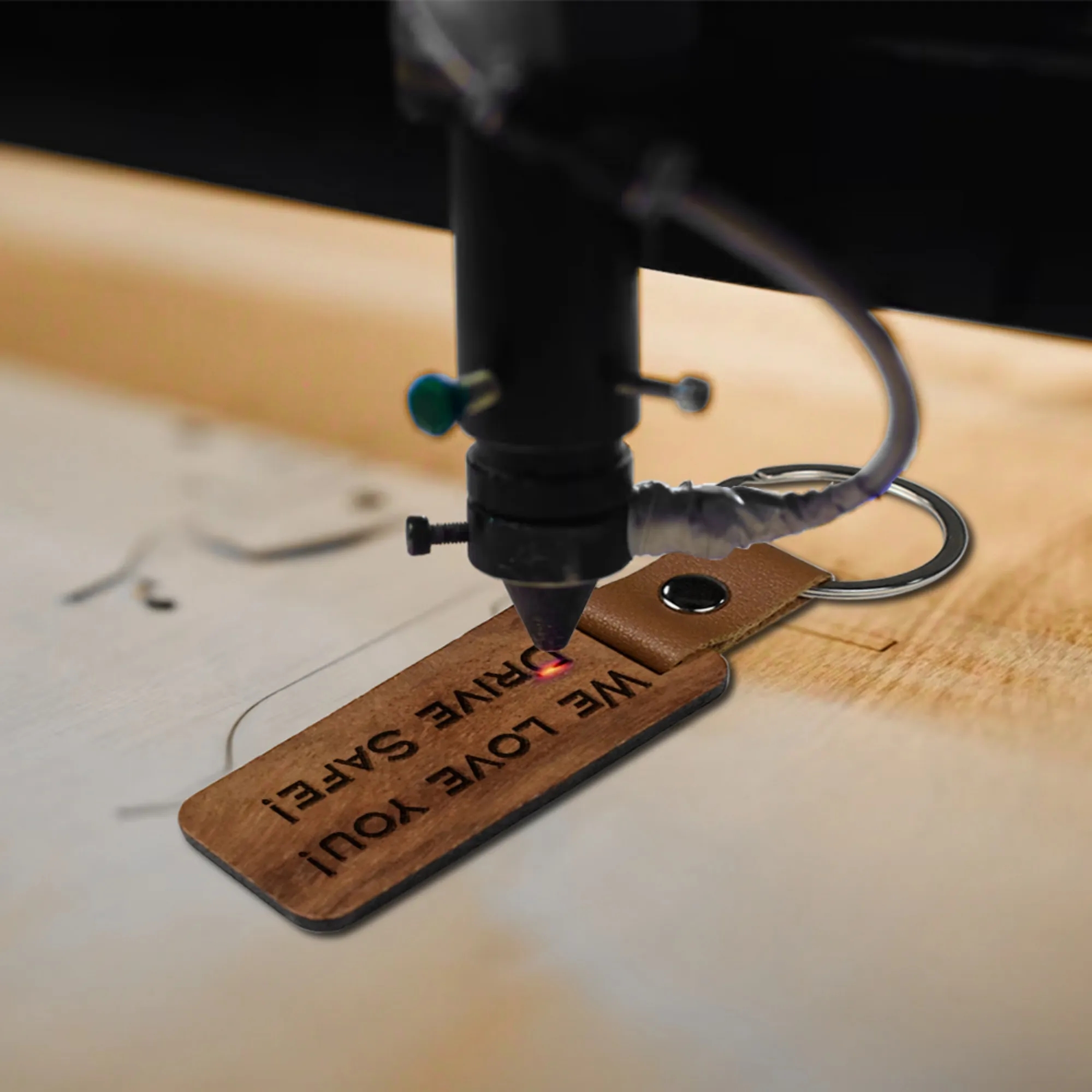 Custom Blank Wooden Keychain 5