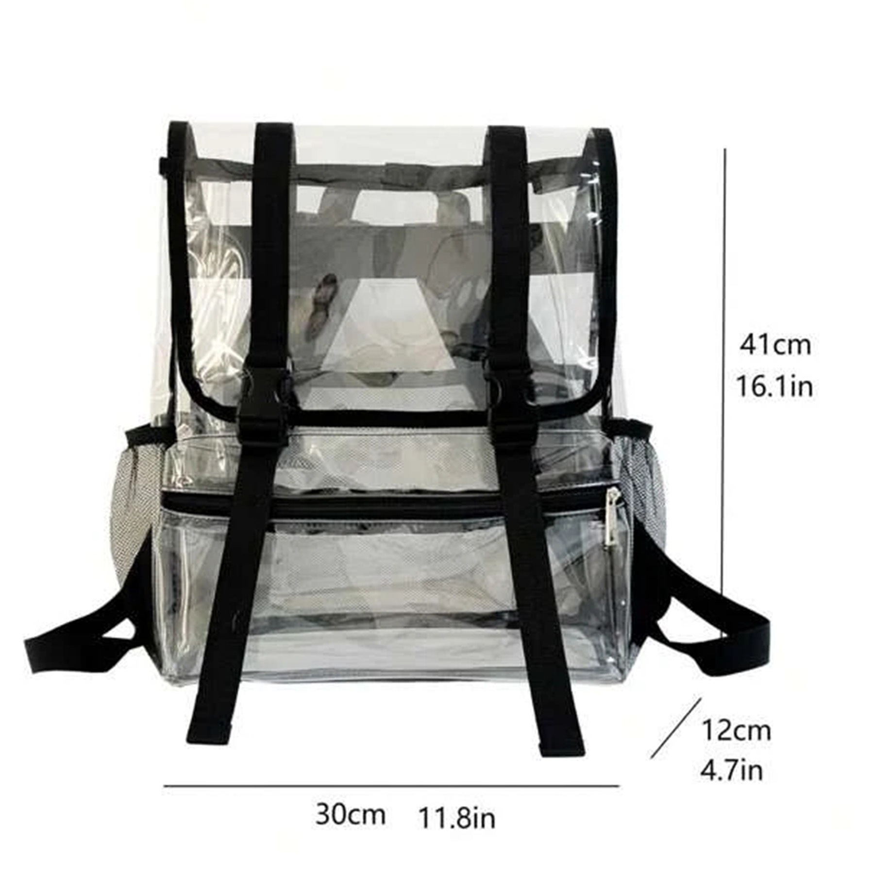 Transparent PVC Backpack 1