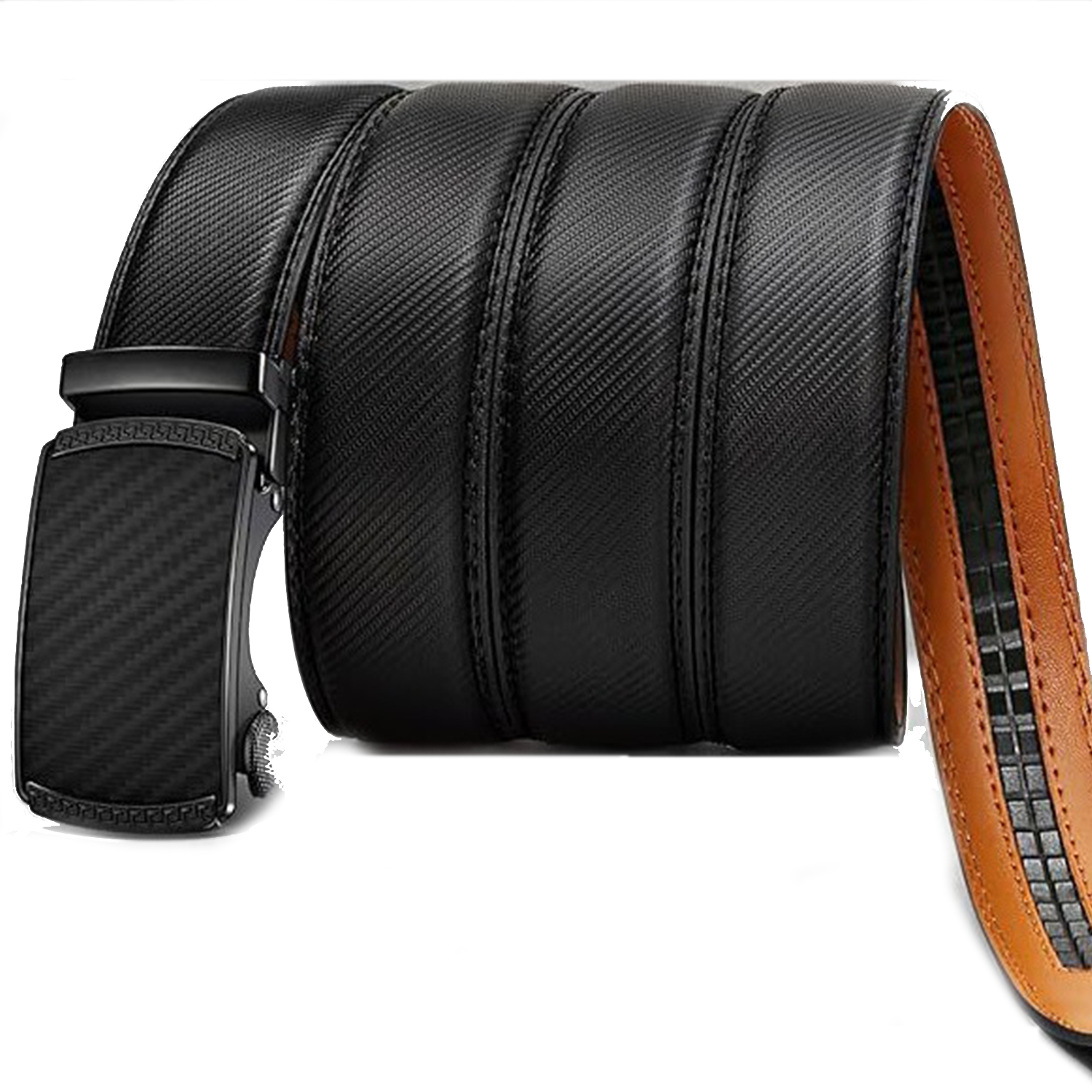 Mens Adjustable Genuine Leather Belt 5