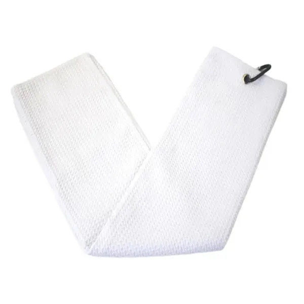 Microfiber Waffle-Weave Golf Towel 2