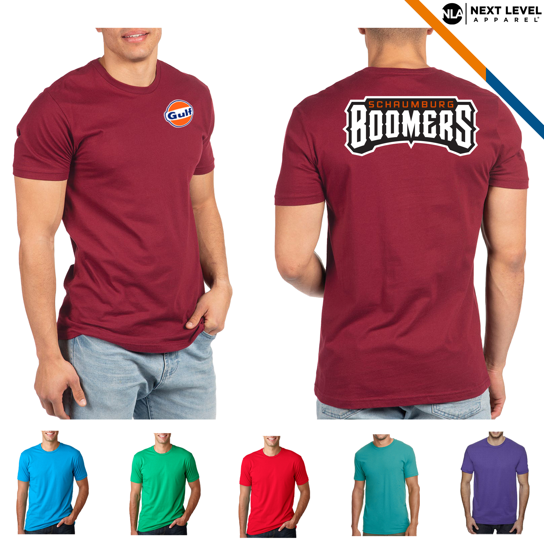 Next Level® 4.3 oz 100% Combed Cotton Jersey T-shirts 1