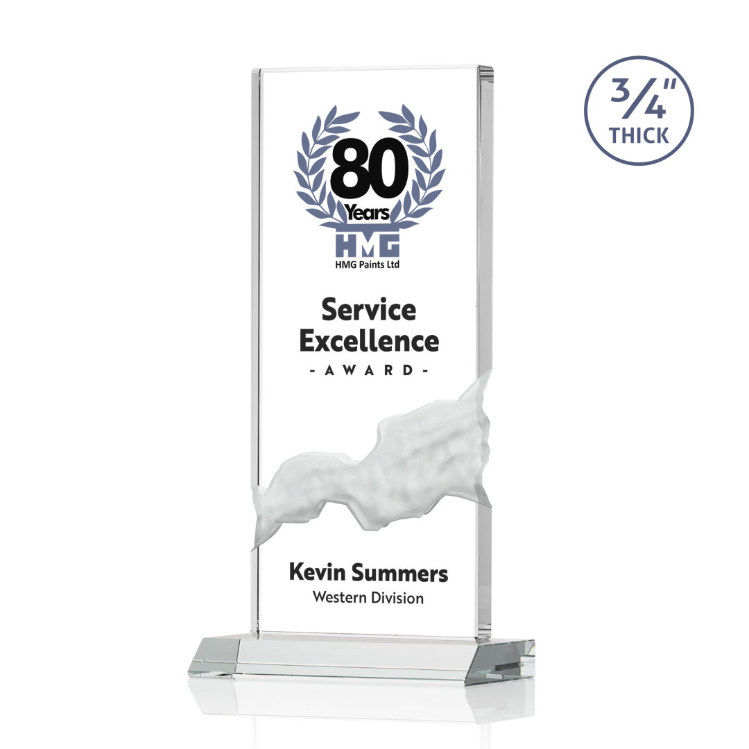 Poole VividPrint™ Award - Clear 2