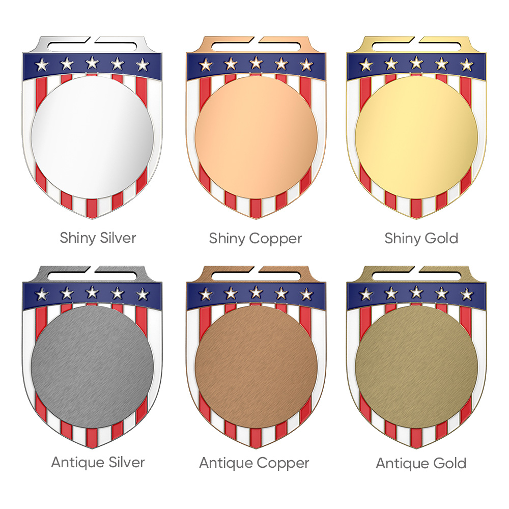 2" UV Printed Medals 3