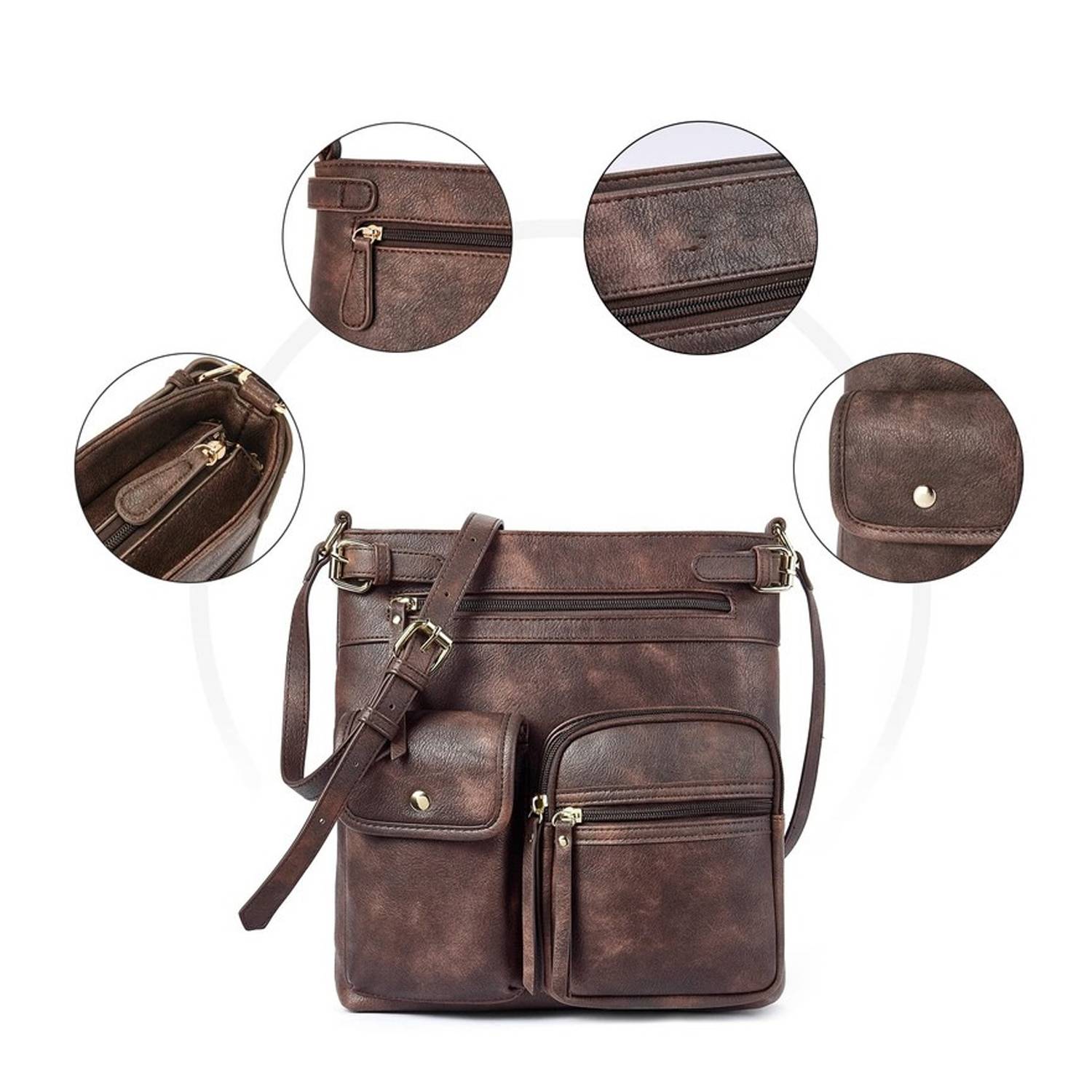 Genuine Leather Crossbody Bags for Women 5