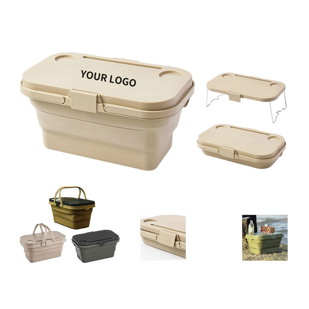 Dual Function Picnic Carrier and Mini Table 5