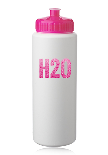 32 oz. HDPE Plastic Sports Water Bottles 23