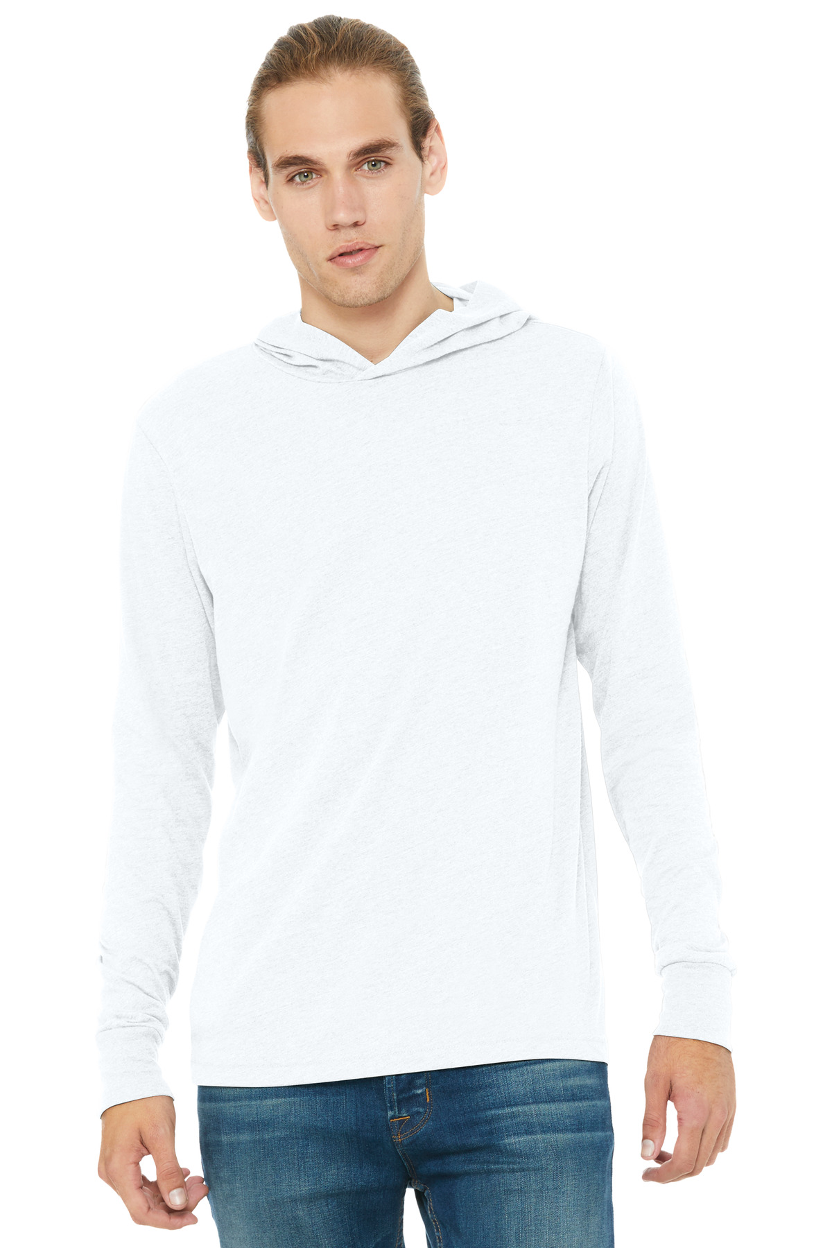 BELLA+CANVAS Unisex Jersey Long Sleeve Hoodie. BC3512 1