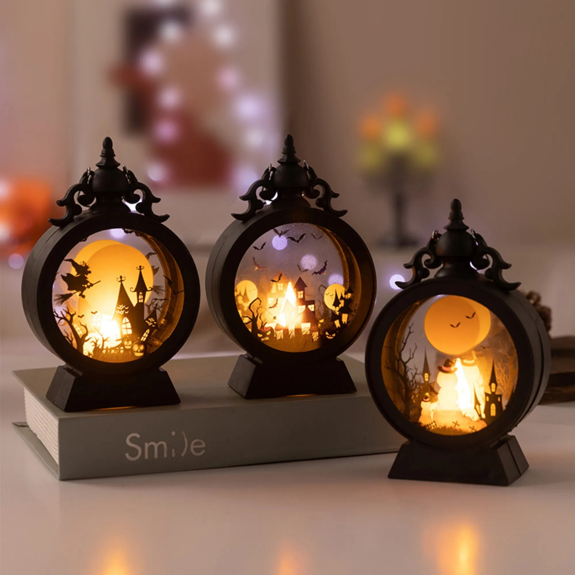 Halloween Lighted Ornament Glowing 4