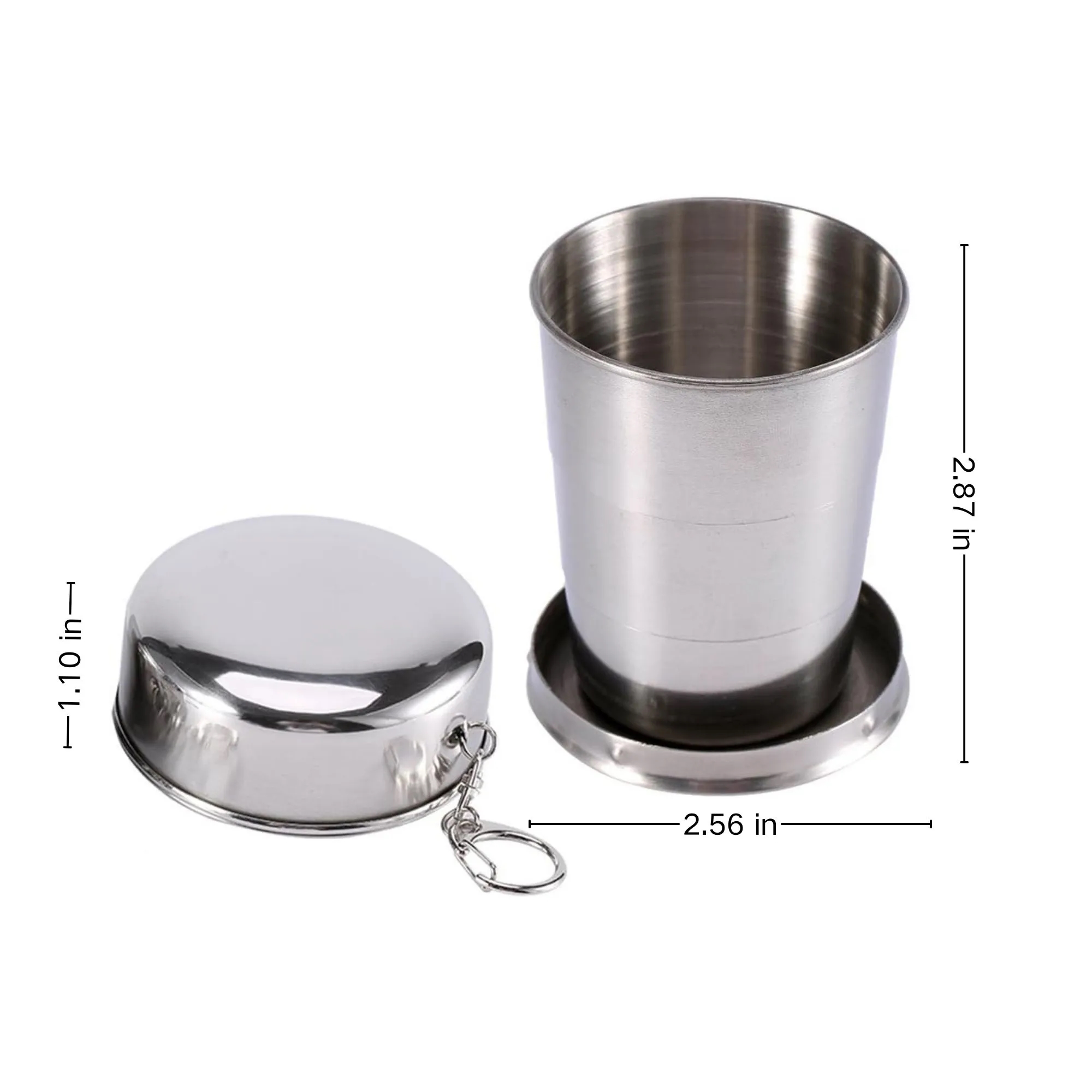 Stainless Steel Mini Folding Cups 2