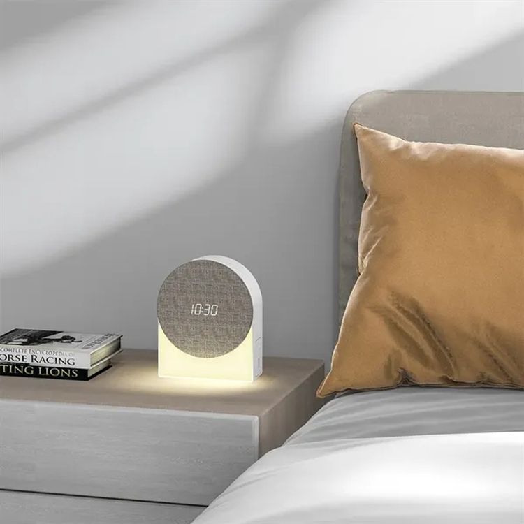 Sleeping Device White Noise Speaker Alarm Clock Night Light 3