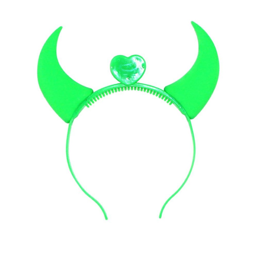 Flashing Party Ox Horns Headbands Glow 9