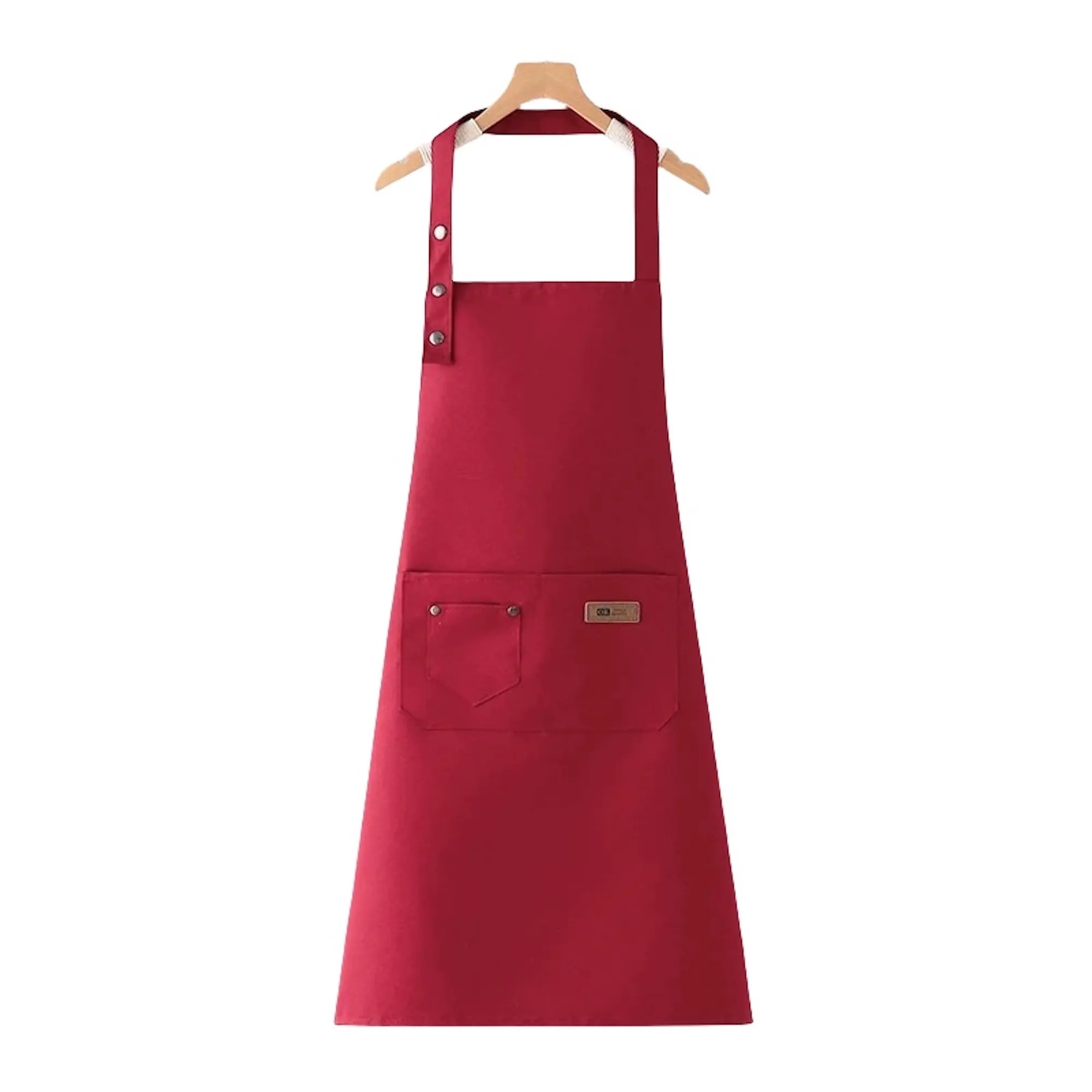 Kitchen Cooking Adjustable Polyester Apron With Pocket 2