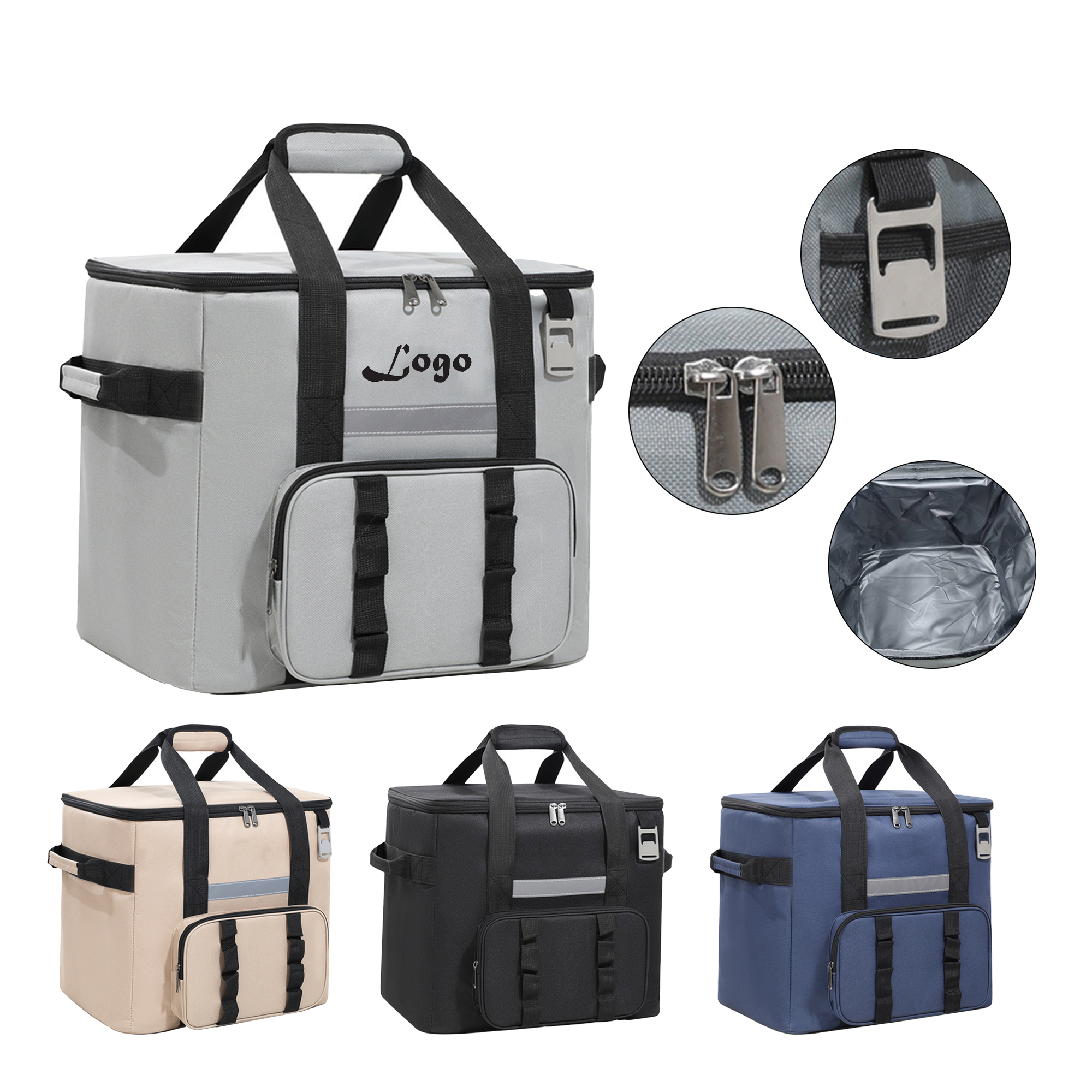 Outdoor Portable Large CapacityPicnic Lunch Cooler Bag 2
