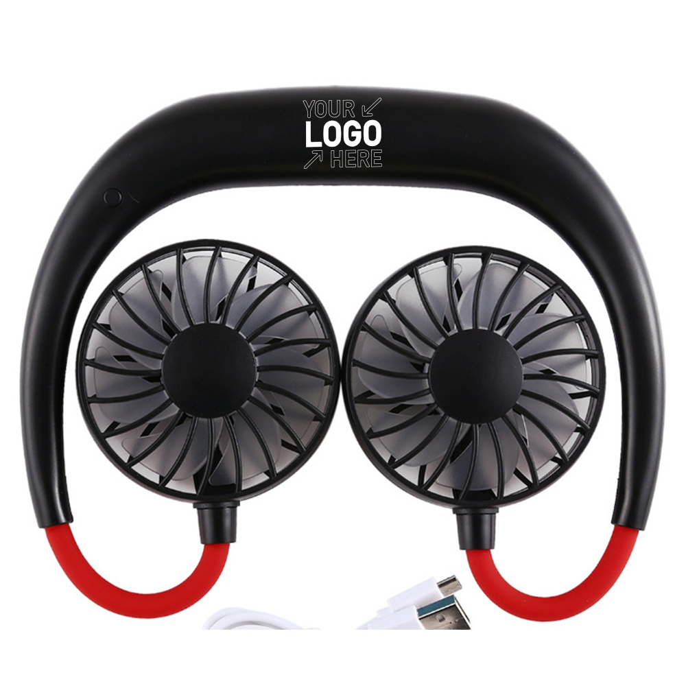 USB Rechargeable Hanging Neck Sports Fan 9