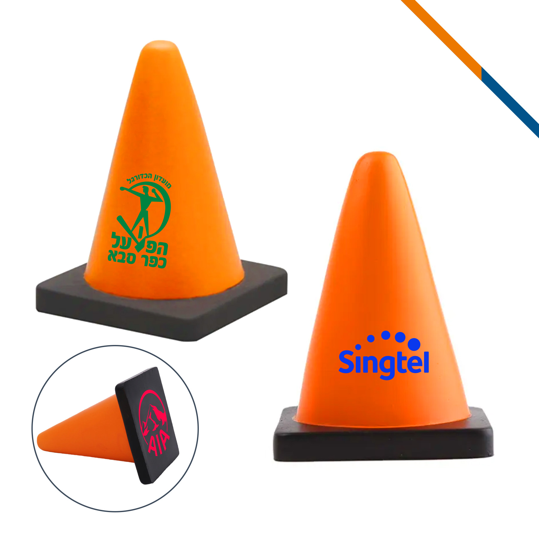 Chasel Safety Cone Stress Ball 1
