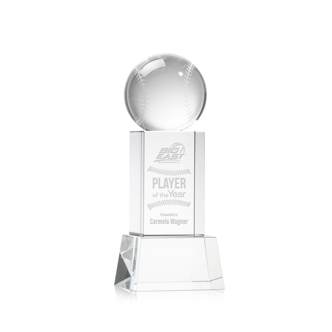 Baseball Award on Belcroft Base - Clear 8