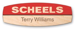 Personalized Wood Badge (6-10 Sq. Inches)