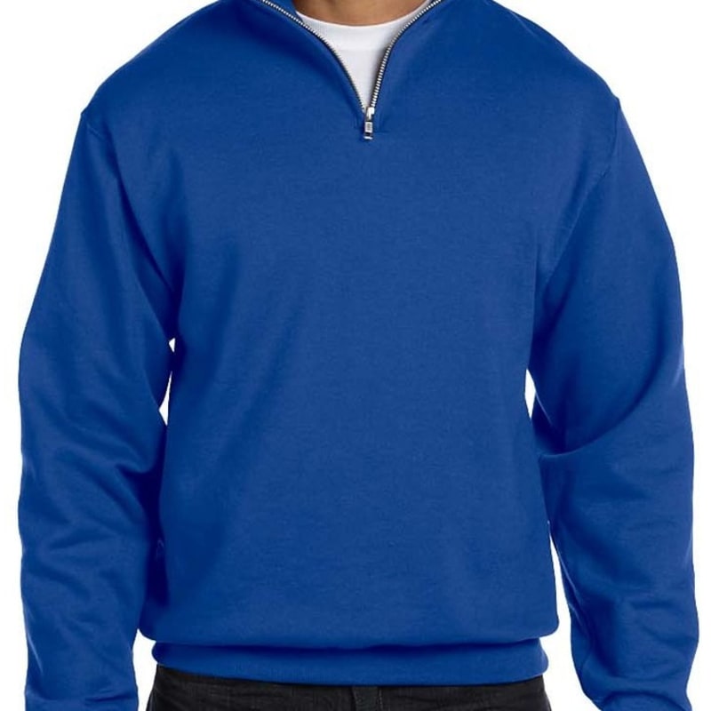 Jerzees 8 Oz., 50/50 NuBlend® Quarter-Zip Cadet Collar Sweat 2