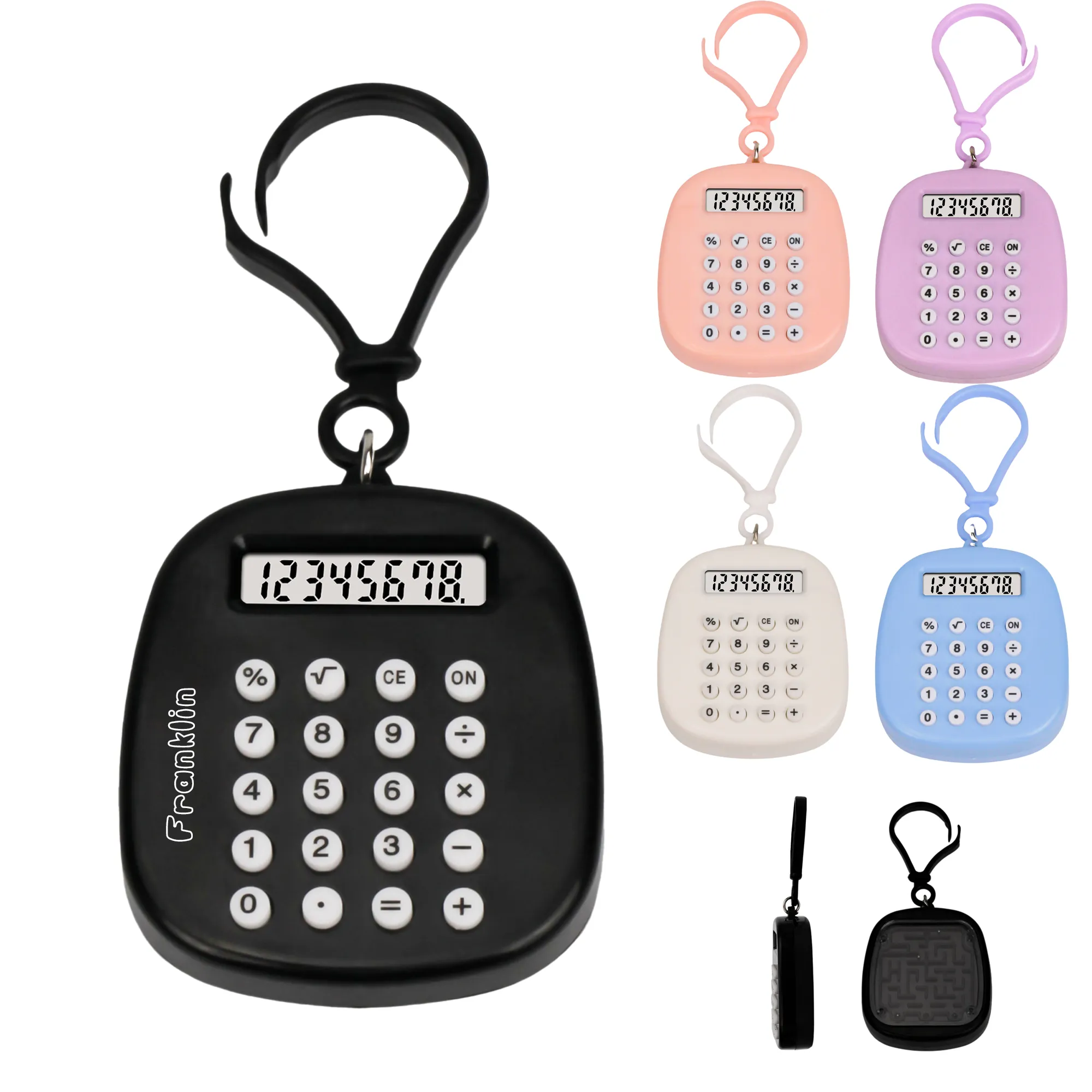 Mini Keychain Calculator with Maze Game 6