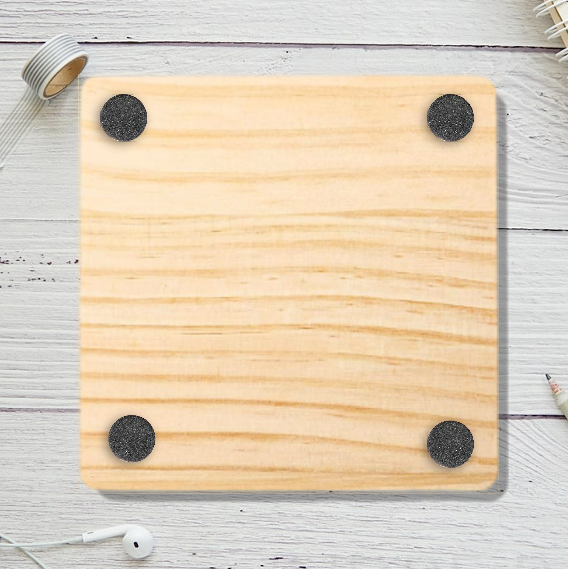 Square Wood Coaster 11