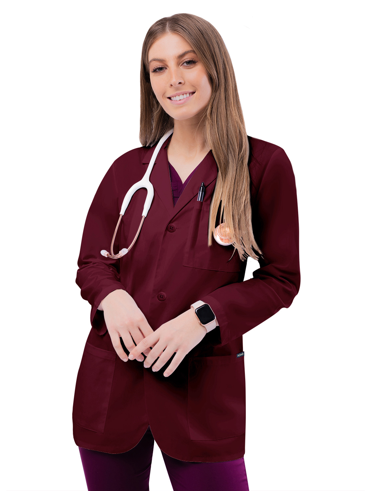 Adar - Universal - Unisex Three-Pocket 31" Consultation Lab Coat 19